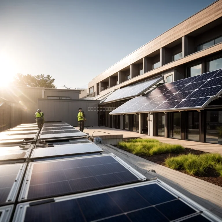 Schnelle Solarmontage